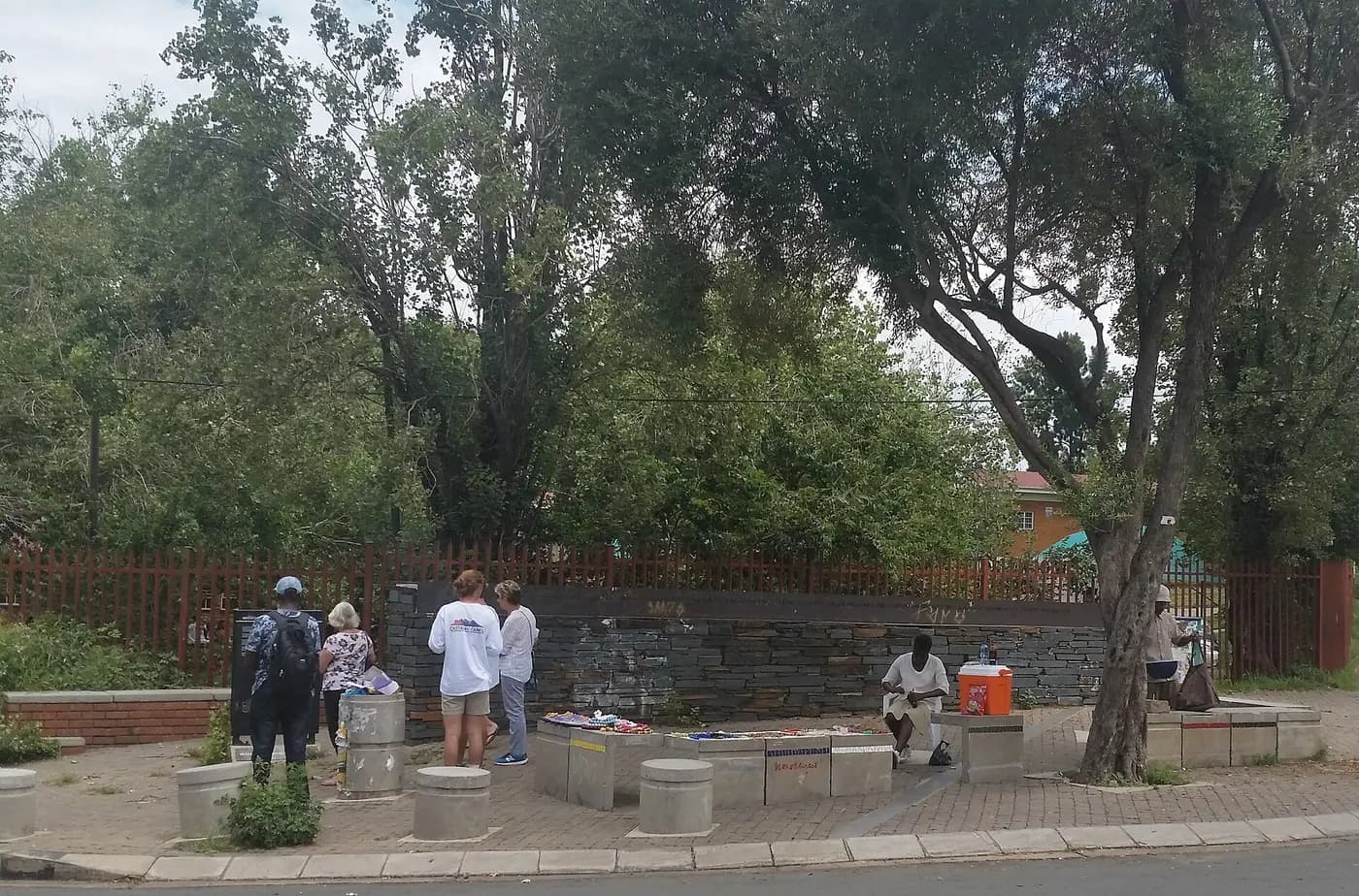 Street corner in Soweto marking the 1976 Hector Pieterson shooting site