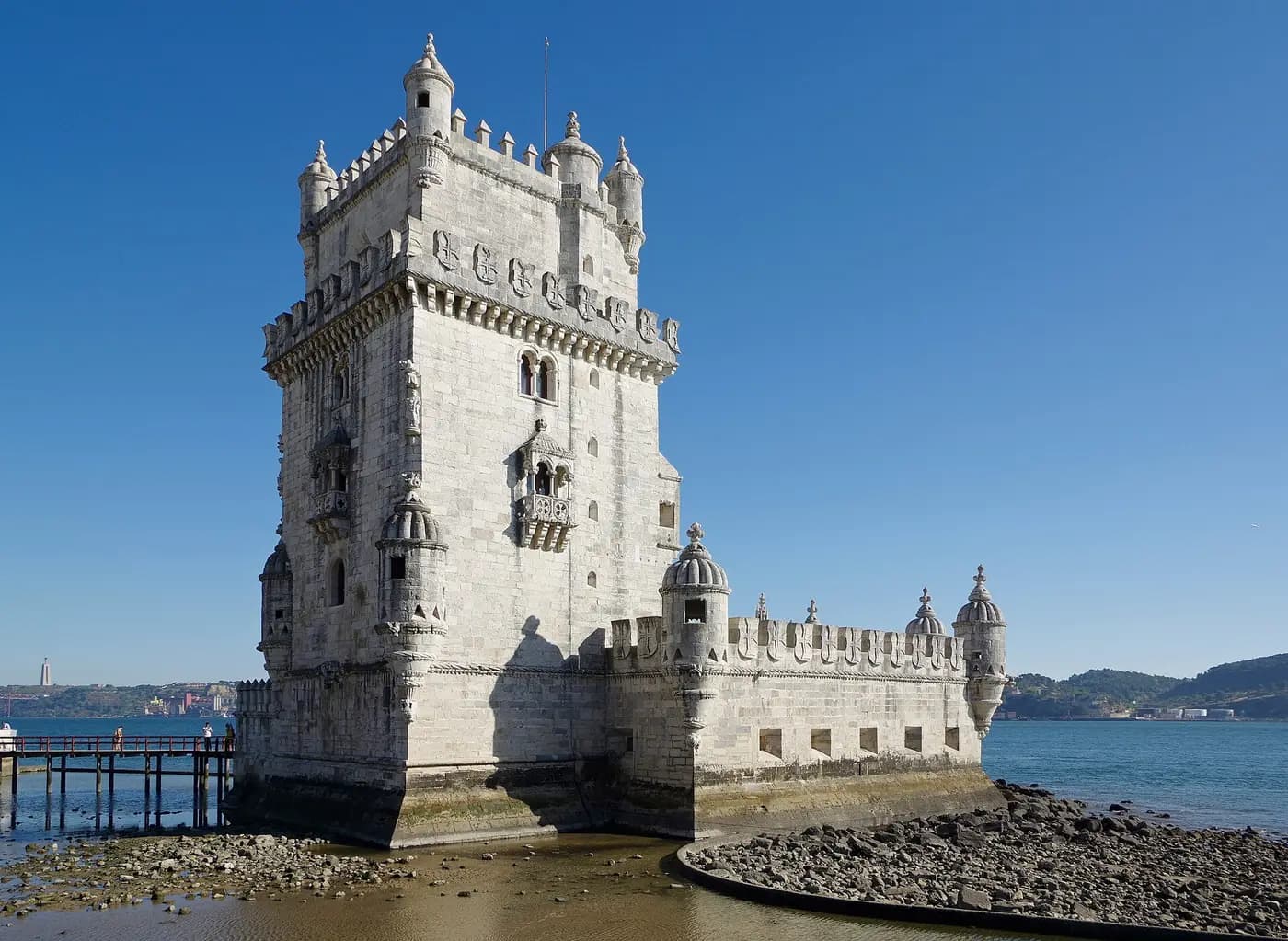 Belém Tower on the Tagus waterfront in Lisbon