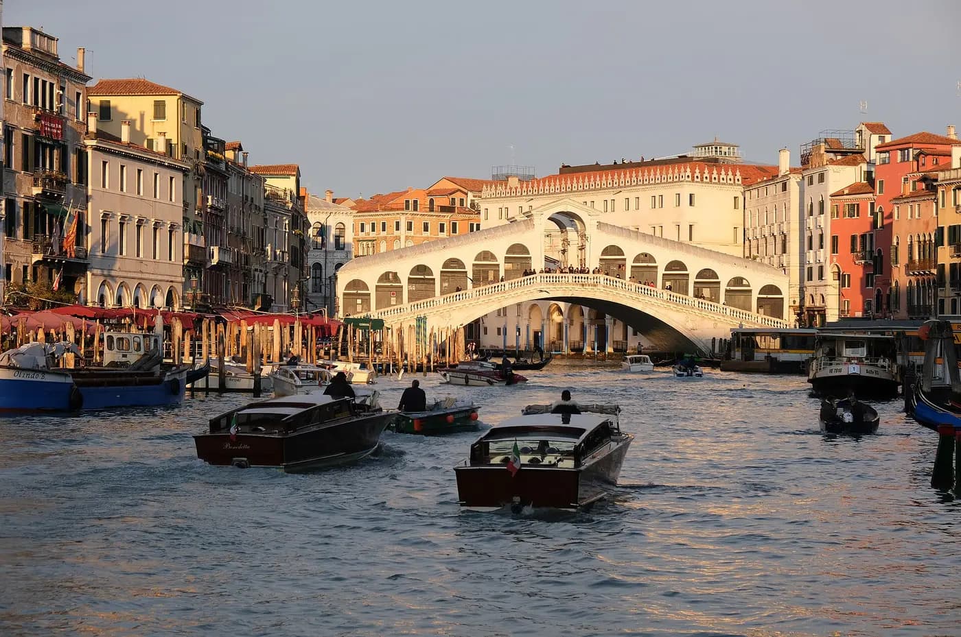 The Rialto Bridge over the Grand Canal in Venice