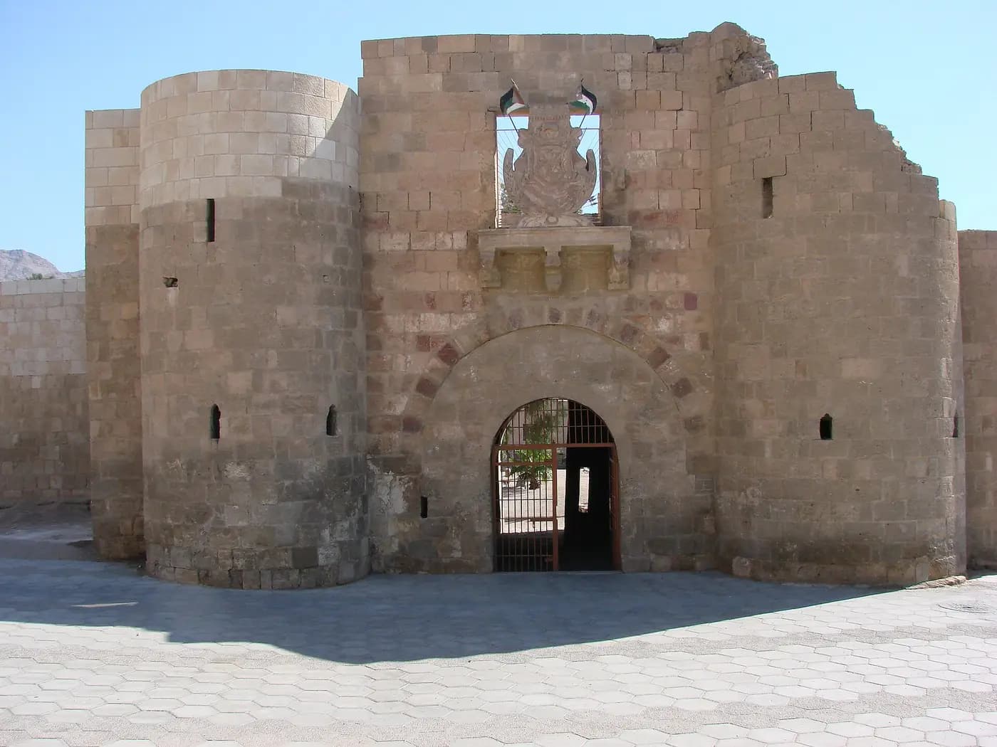 The Ottoman-era fort at Aqaba, Jordan, taken by Arab forces in July 1917
