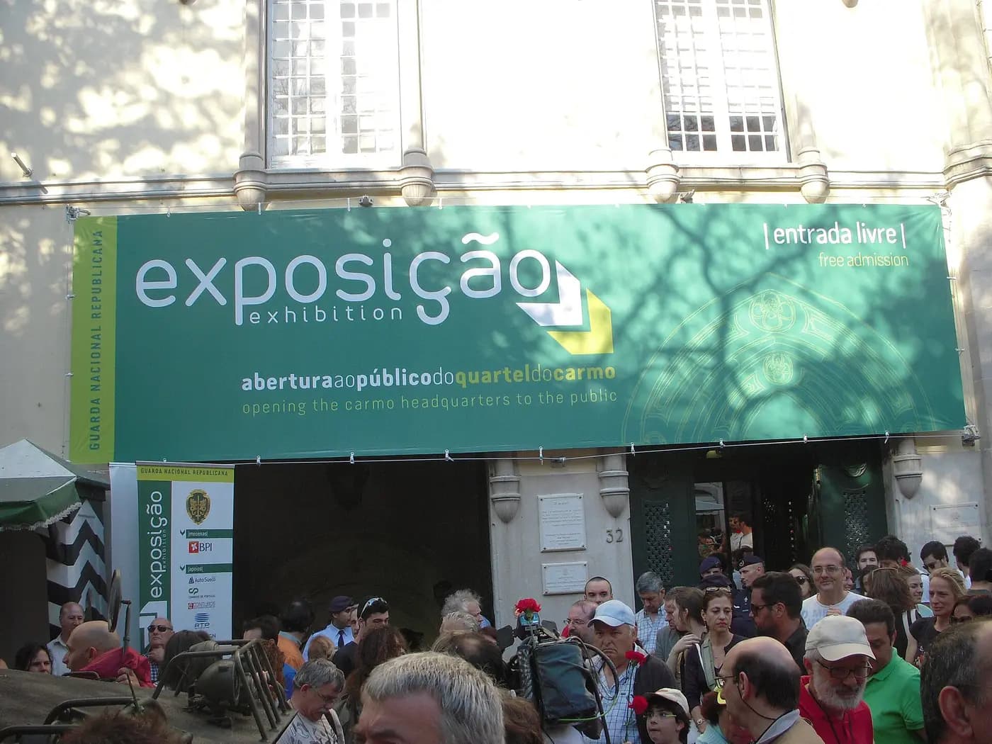 The Largo do Carmo square in Lisbon, where the regime surrendered on 25 April 1974