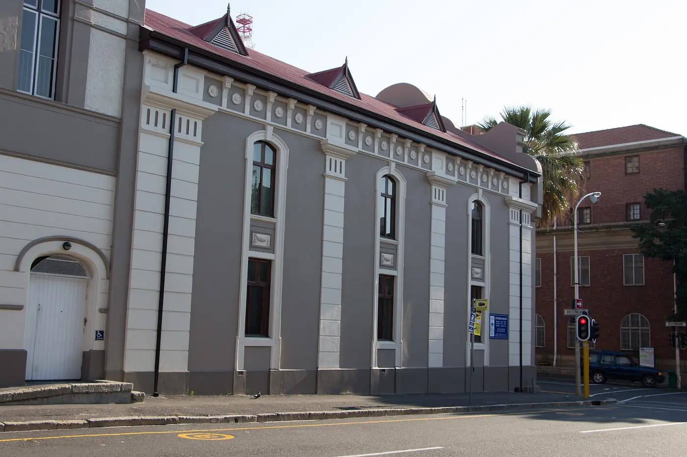 The former Methodist church that houses the District Six Museum in Cape Town