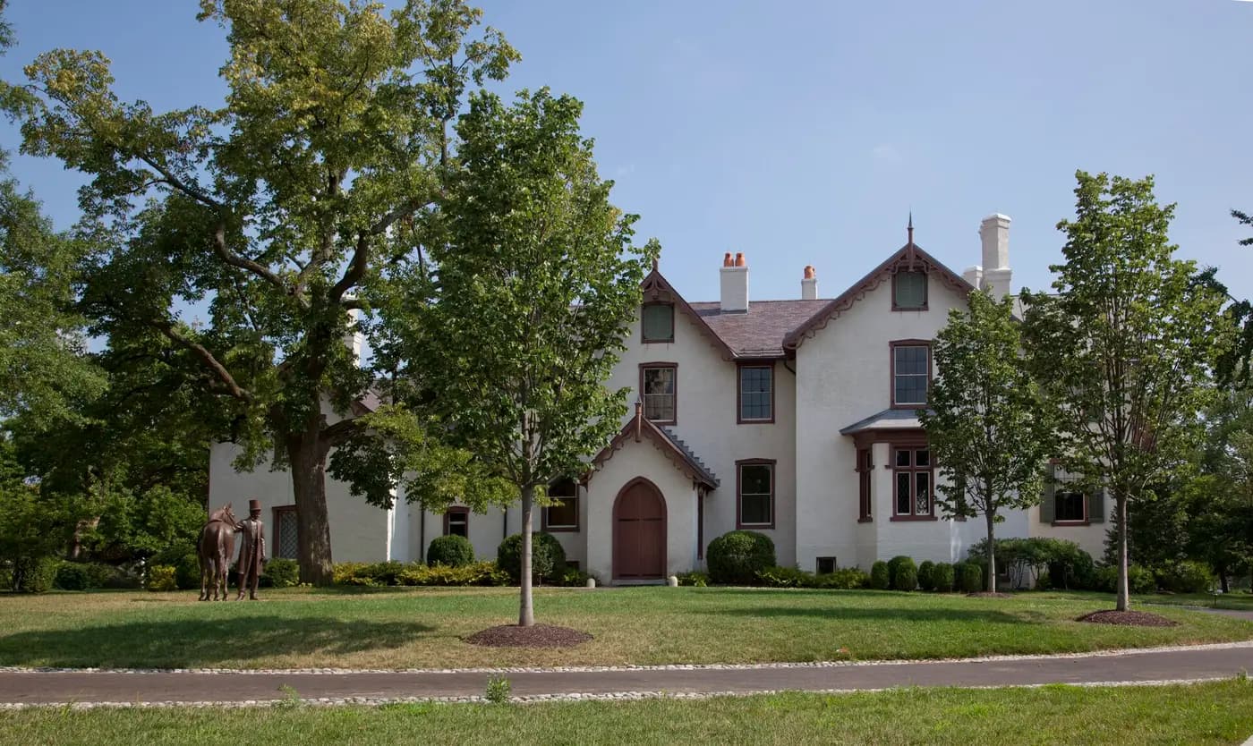 President Lincoln's cottage at the Soldiers' Home in Washington, where he worked on the Emancipation Proclamation