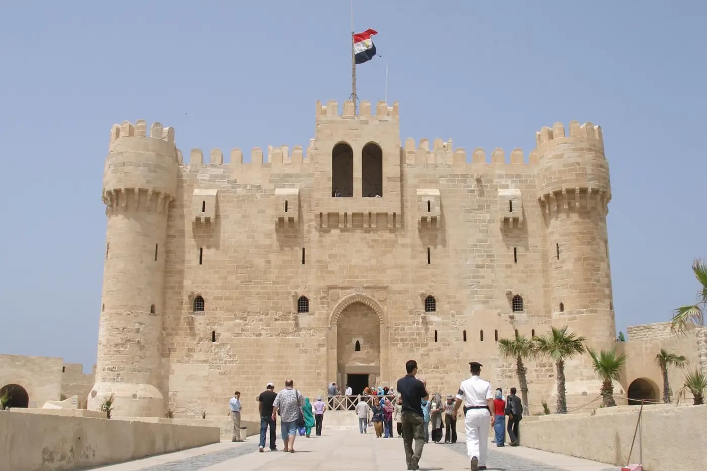 The Citadel of Qaitbay on the waterfront at Alexandria, Egypt