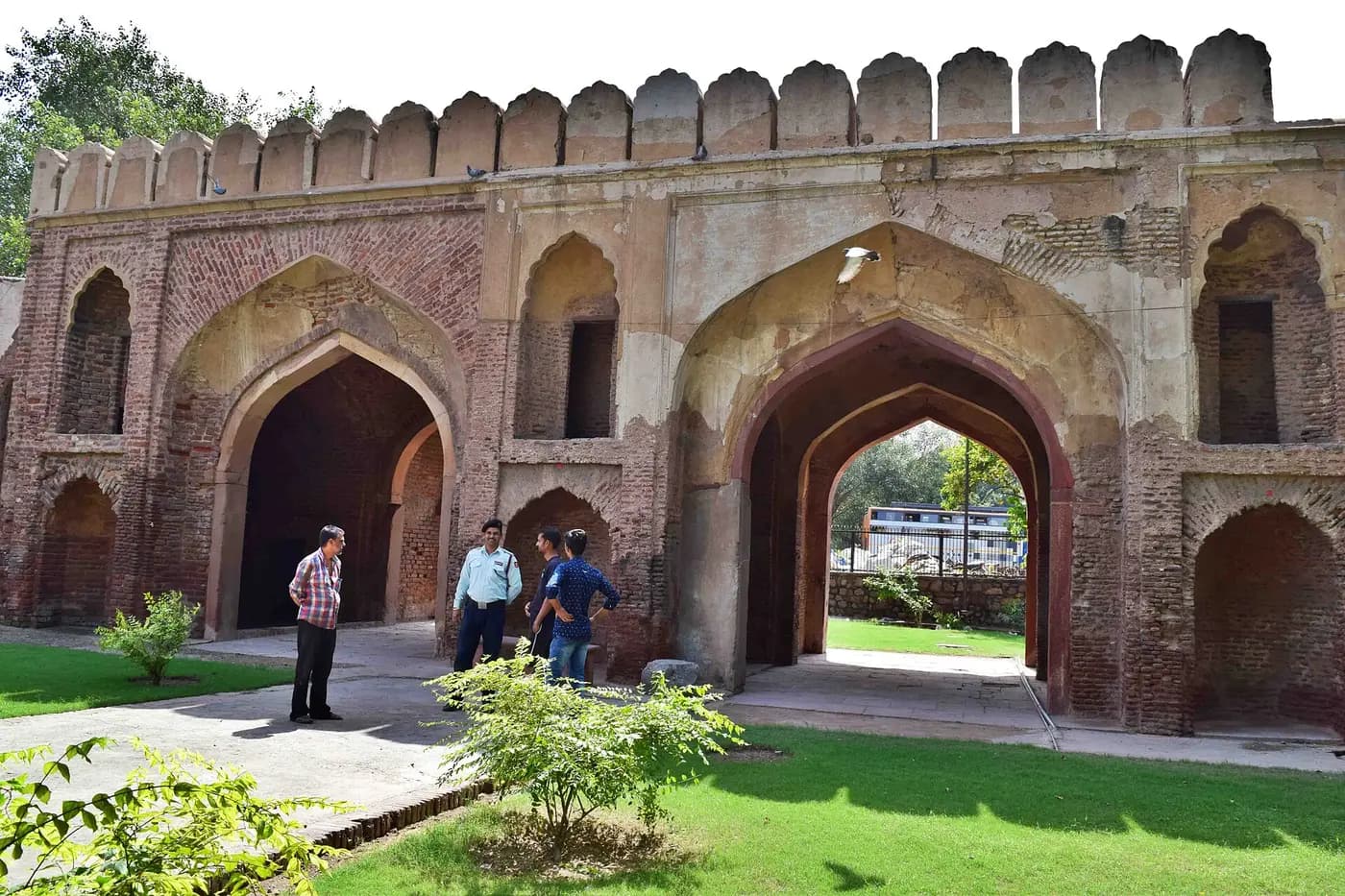 The Kashmiri Gate in Delhi, breached by British forces in the September 1857 assault on the city