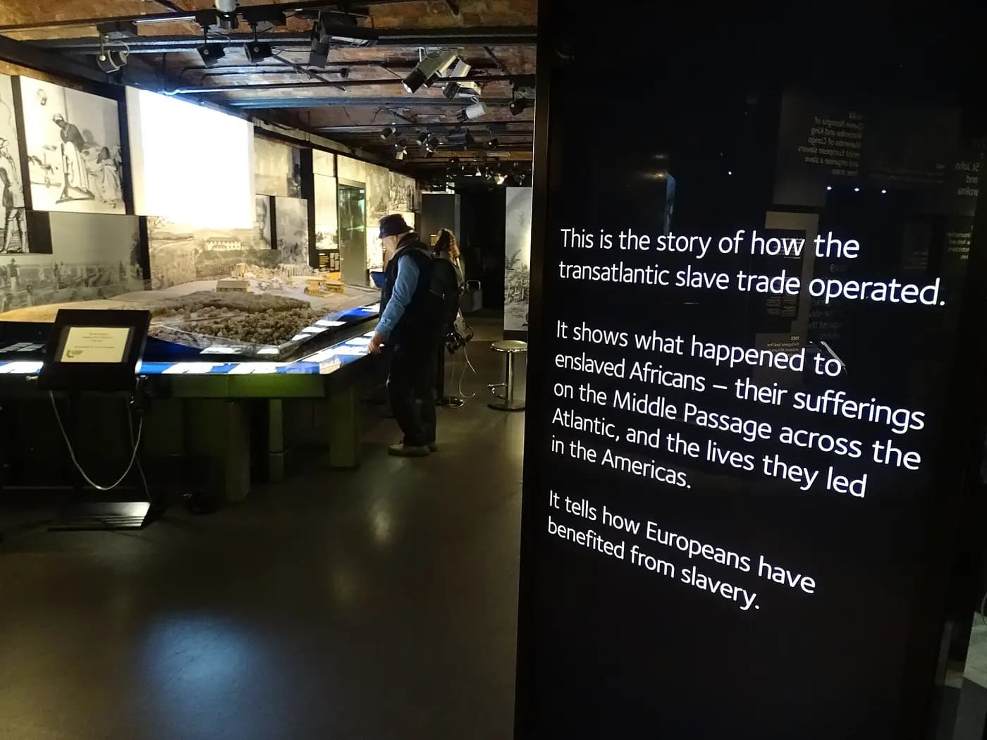Exterior of the International Slavery Museum at Liverpool's Royal Albert Dock