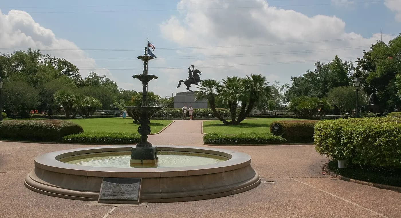 Jackson Square and St Louis Cathedral, New Orleans