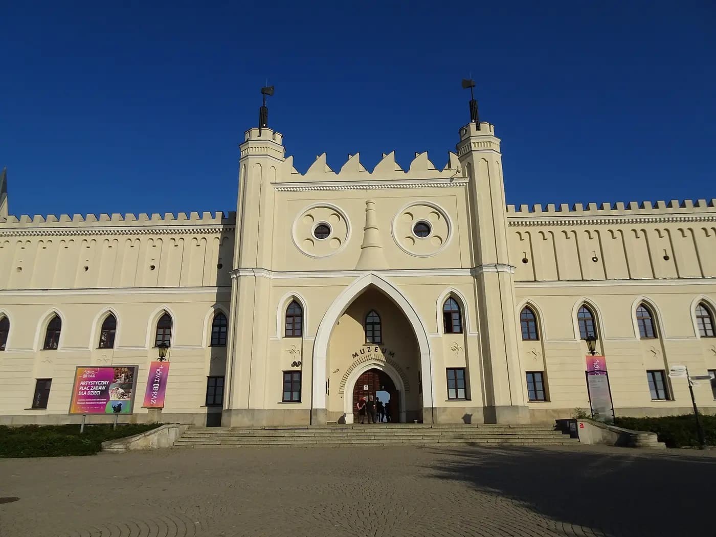 The neo-Gothic front of Lublin Castle, where the communist regime held its opponents until 1954