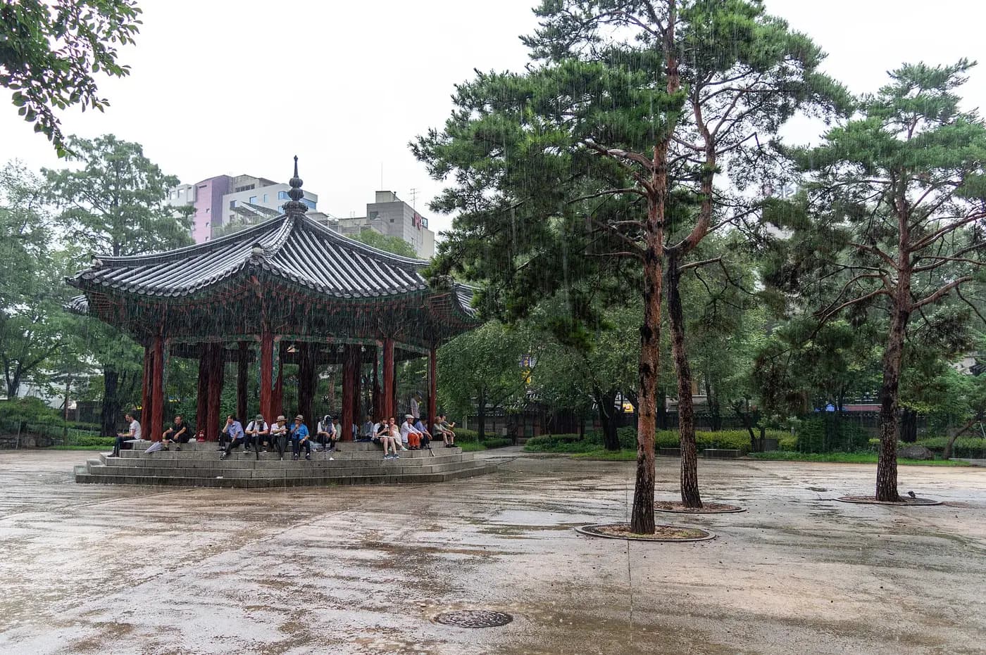 The pavilion in Tapgol Park, Seoul, where the 1919 declaration was read aloud