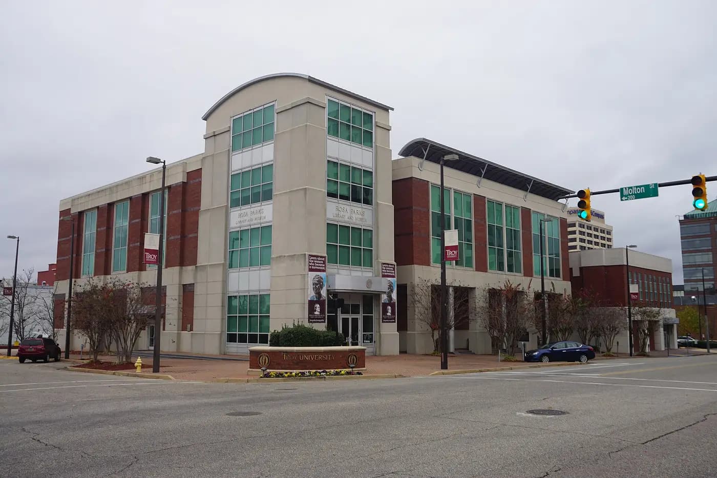 The Rosa Parks Museum in Montgomery, Alabama, on the site of her 1955 arrest