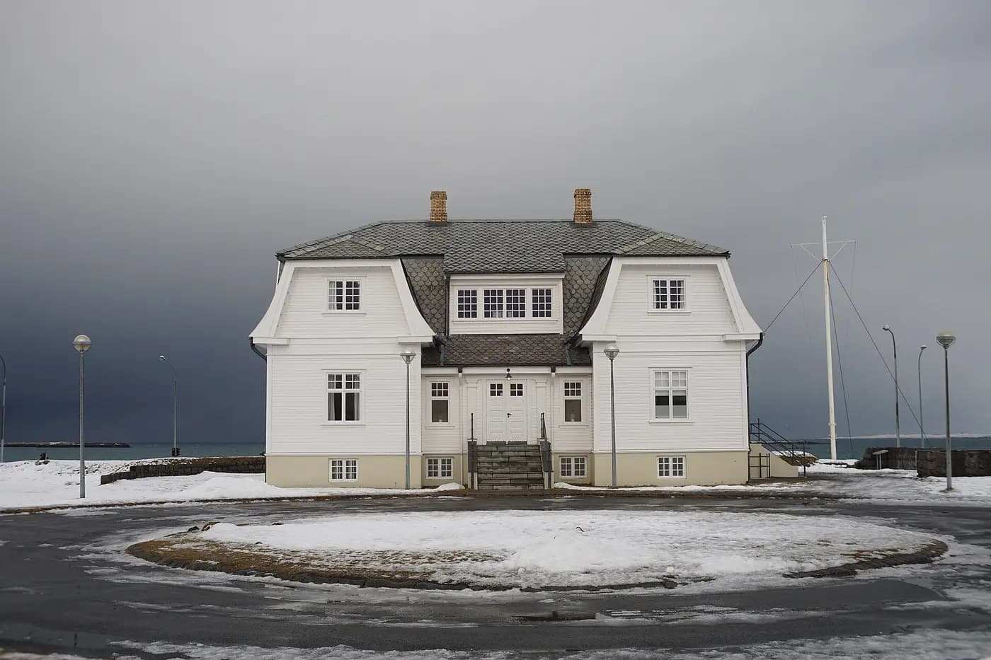 Höfði House, the white wooden villa on Reykjavík's shore where Reagan and Gorbachev met in 1986