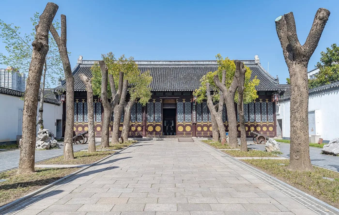 The main hall of the Taiping Heavenly Kingdom History Museum in Nanjing's Zhan Garden
