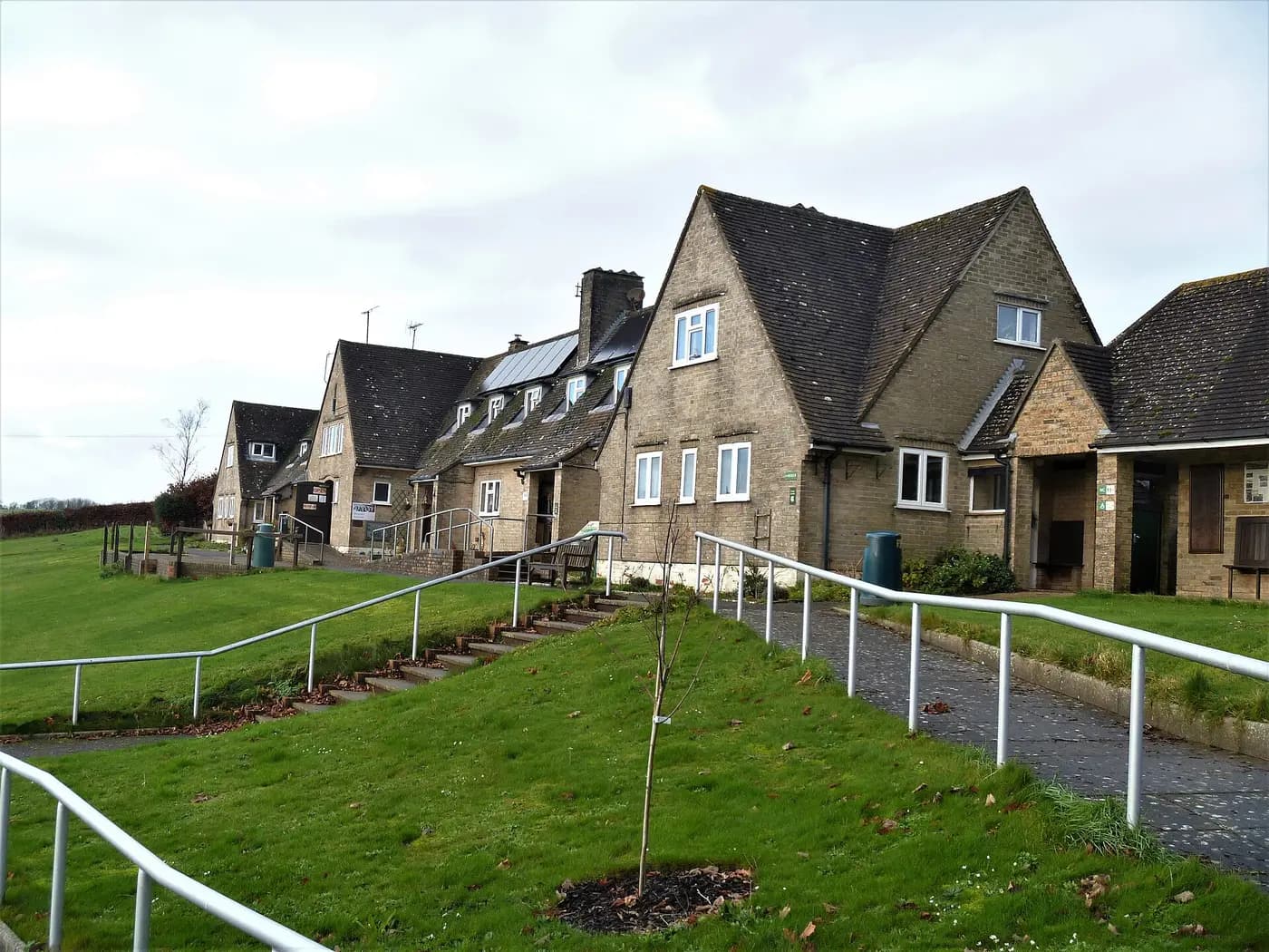 The memorial cottages built by the unions in 1934 that house the Tolpuddle Martyrs Museum in Dorset