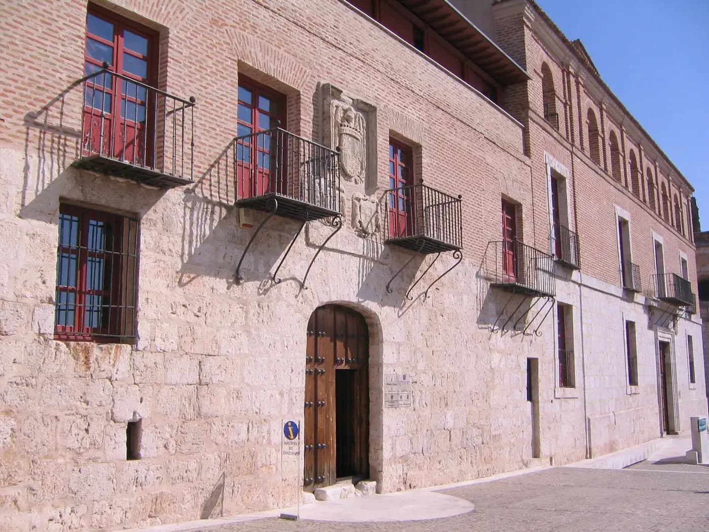 The stone and brick Casas del Tratado in Tordesillas, where the 1494 treaty was agreed