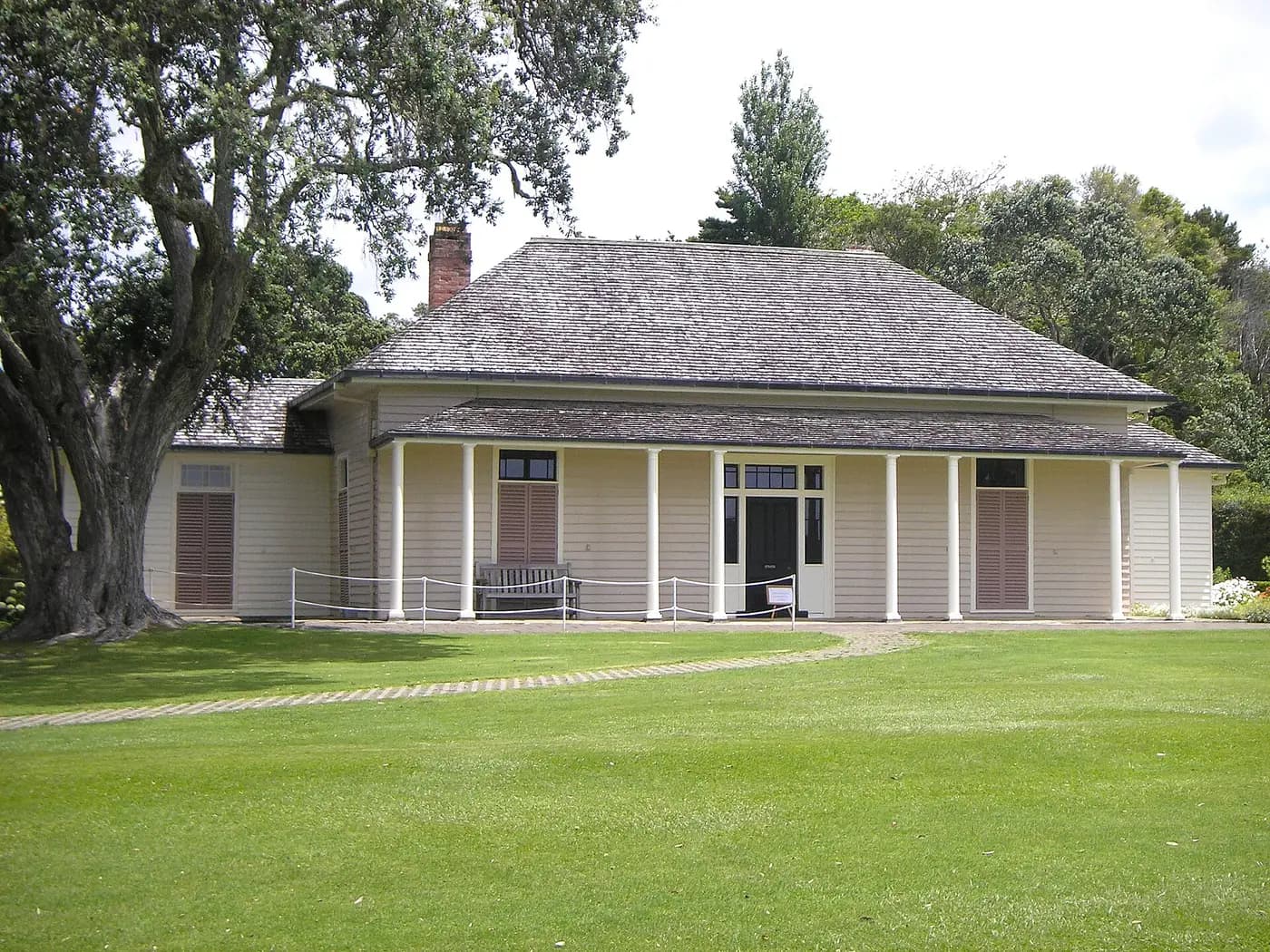 The Treaty House at Waitangi, Bay of Islands, New Zealand