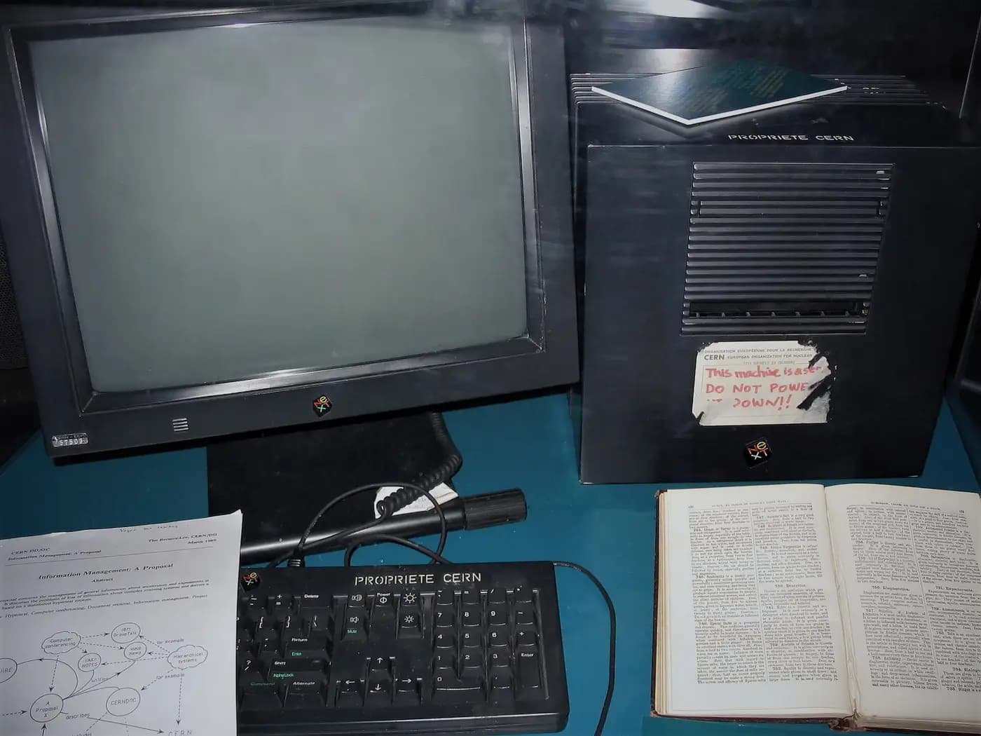 The NeXT computer used as the world's first web server at CERN