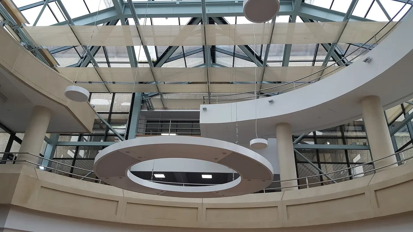 Interior of The National Archives at Kew, where family records are kept